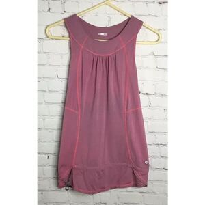 Lululemon women’s Size 6 Top windmere‎ stripe tank Run Race Tech Top Wet Dry